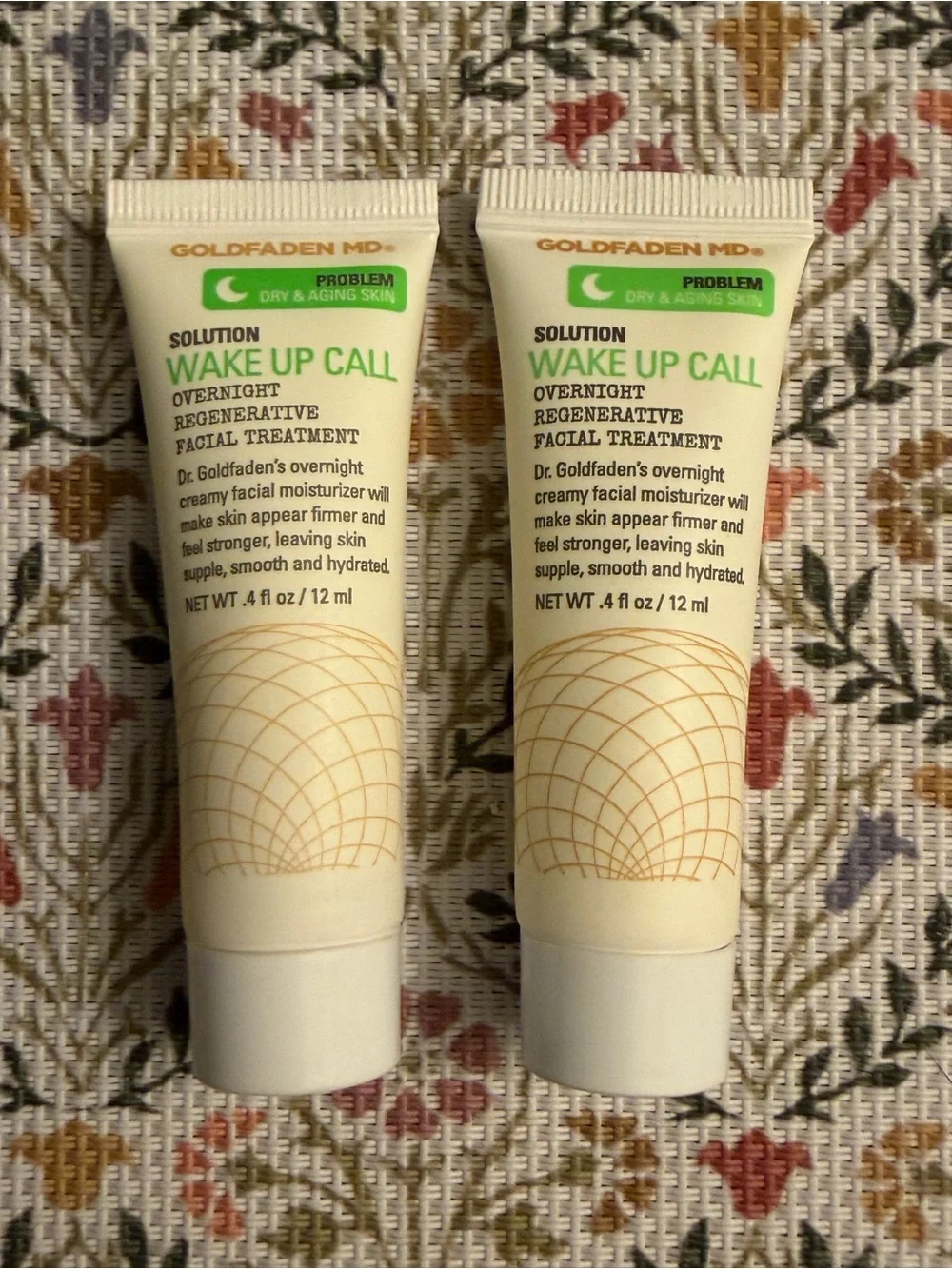 Goldfaden MD Wake Up Call Overnight Treatment - TWO Travel Size 12 ml Tubes